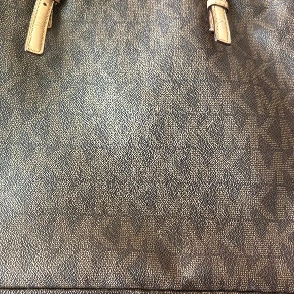 Michael Kors Dark Brown and Beige Tote - Picture 2 of 16